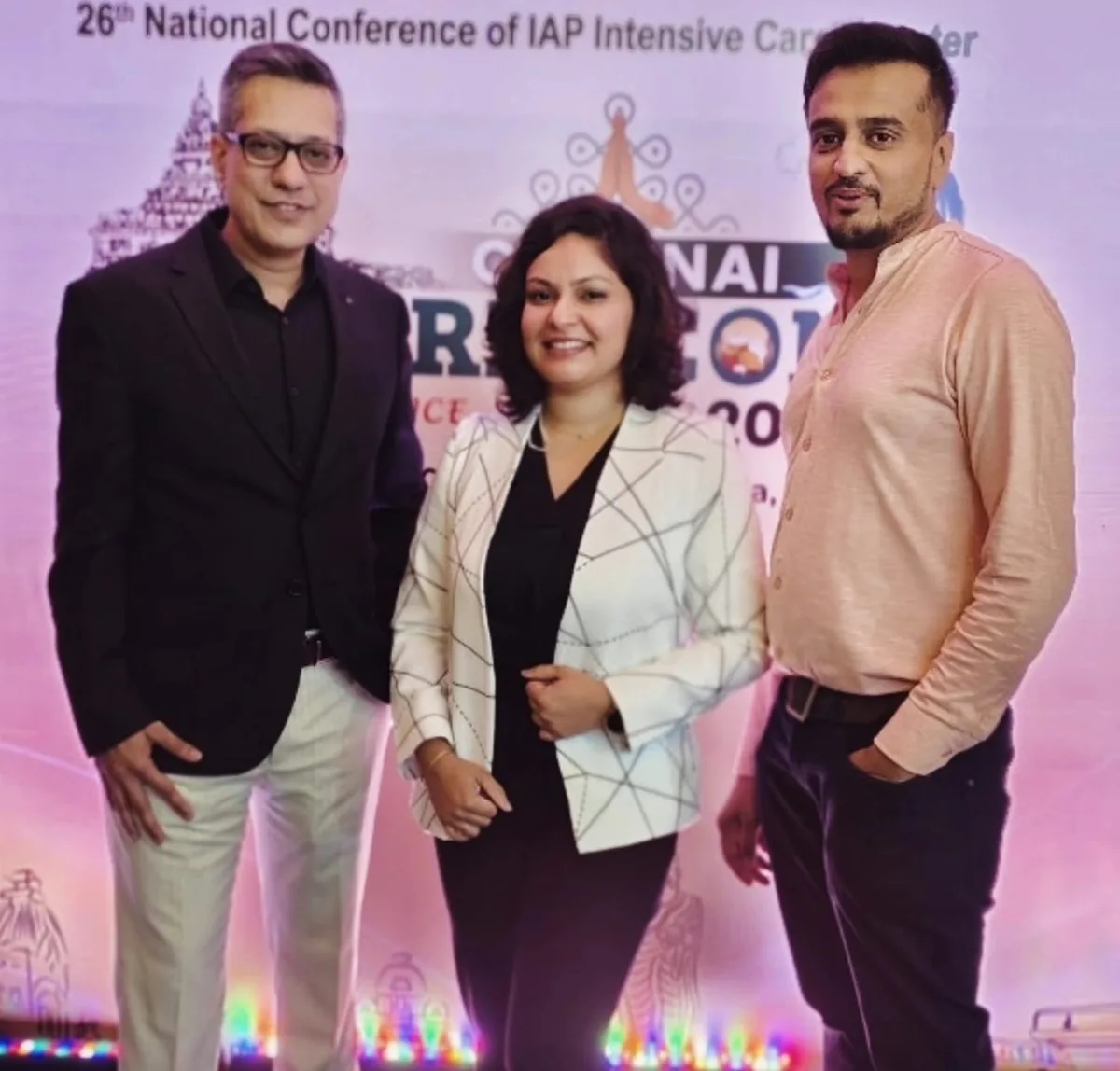 Dr. Swathi Rao with colleagues at the 26th National Conference of the IAP Intensive Care Chapter